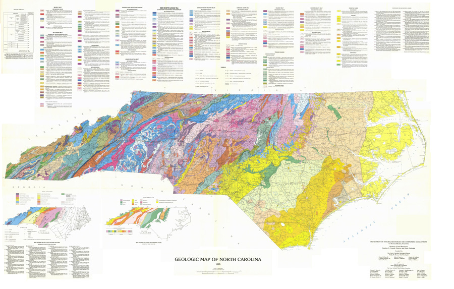 Geologic Map of North Carolina
