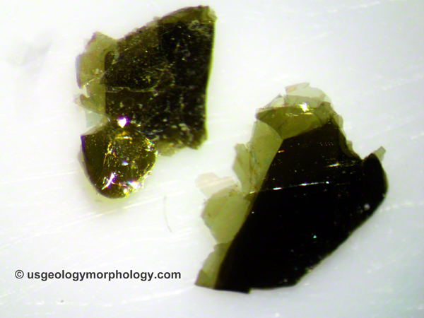 biotite crystals-hand sample-microphotograph
