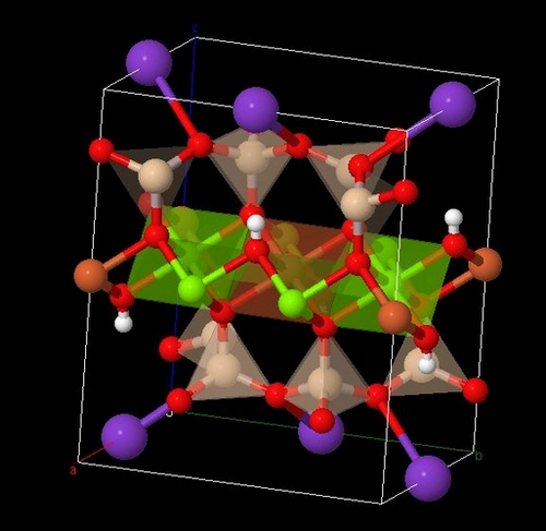 biotite crystal structure-unit cell